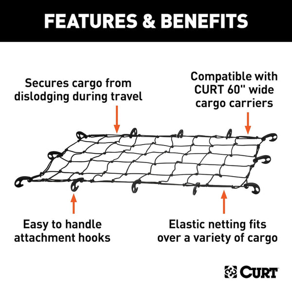 Curt Exterior Cargo Net (MPN: 18202)