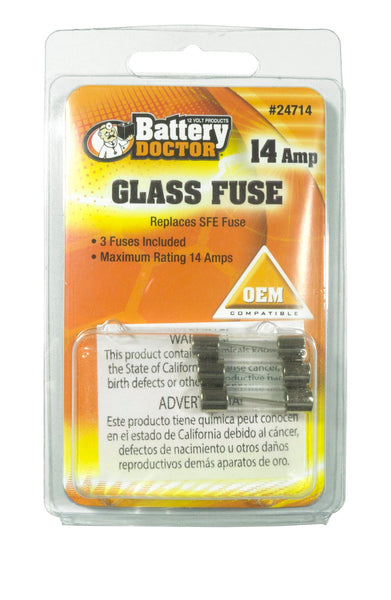 WirthCo Battery Doctor SFE Glass Fuse (MPN: 24714)