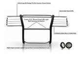Black Horse Offroad Grille Guard Kit (MPN: 17GT23MSS-PLFB)