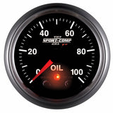 AutoMeter Gauge Oil Pressure Sport-Comp II (MPN: 3652)
