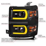 AnzoUSA Headlight Assembly With Projector Beam (MPN: 111412)