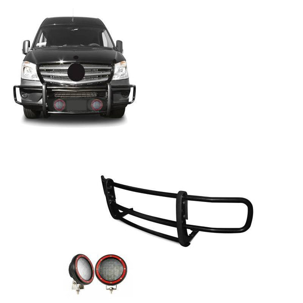 Black Horse Grille Guard Kit (MPN: 17D501MA-PLFR)