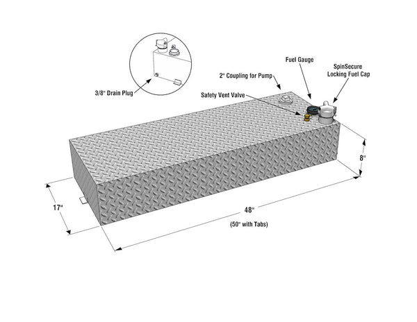 RDS Tanks Auxiliary Fuel Tank (MPN: 74596)