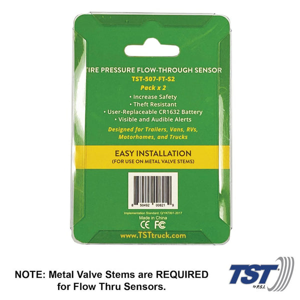 Truck System Technology Tire Pressure Monitoring System (MPN: TST-507-FT-S2)
