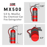 H3R Fire Extinguisher (MPN: MX500B)