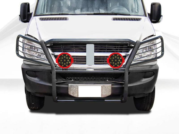 Black Horse Grille Guard Kit (MPN: 17D502MA-PLR)
