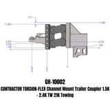 Gen-Y Hitch Trailer Coupler (MPN: GH-10002)