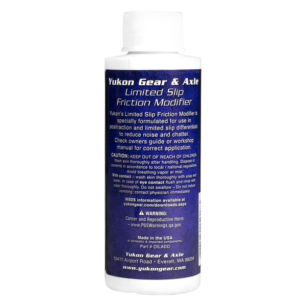 Yukon Gear Differential Limited Slip Friction Modifier (MPN: OILADD)