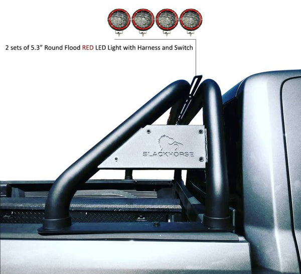 Black Horse Offroad Truck Bed Bar (MPN: RB001BK-PLFR)
