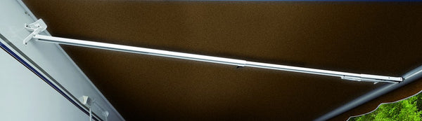 Awning rafter arm with ground support (MPN: 902865WHT)