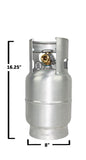 Flame King Portable Propane Tank (MPN: YSN5LB-G-ALM)