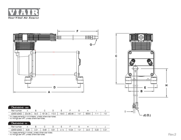 VIAIR Air Compressor (MPN: AC-425K)