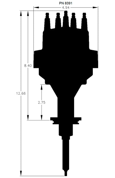 MSD Ignition Pro-Billet Distributor (MPN: 8391)