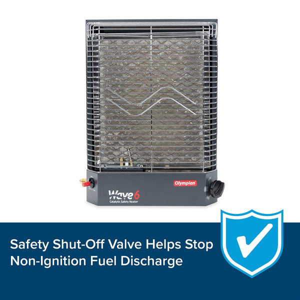 Camco Olympian Wave 6 Catalytic LP Gas Space Heater (MPN: 57341)