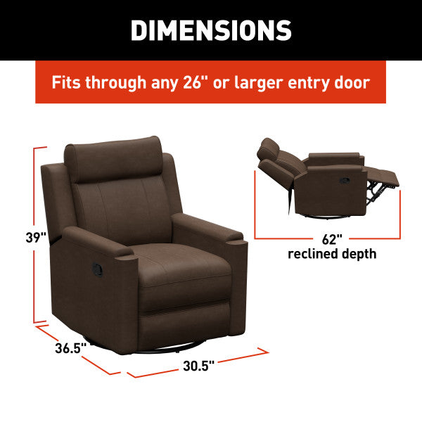 Thomas Payne Swivel Glider Recliner (MPN: 2024044208)