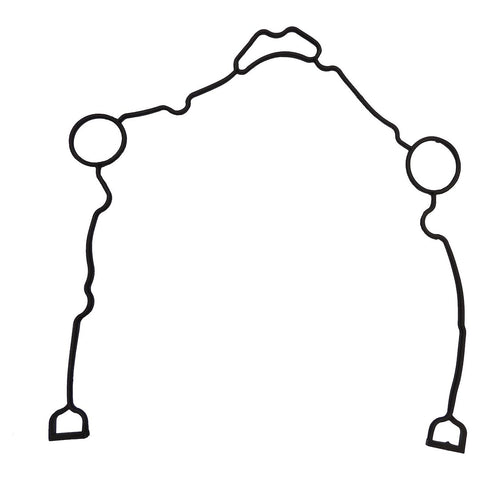 Timing Cover Gasket for Jeep, Chrysler, and Dodge Vehicles (MPN: 5139933AB)