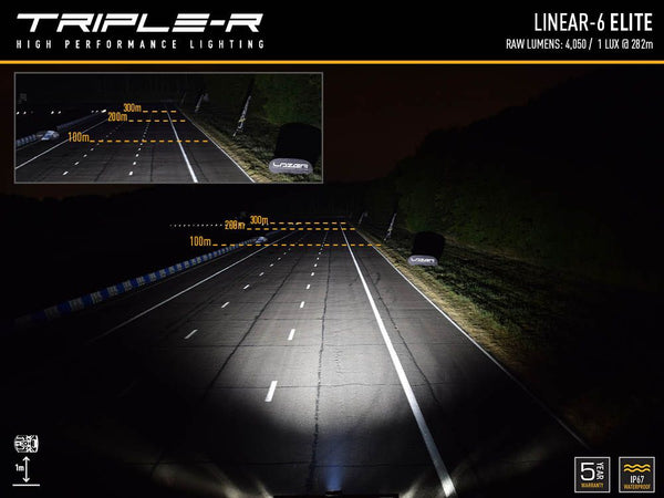 Triple-R Light Linear-6 Elite LED Light Bar (MPN: LNR-EL-6)