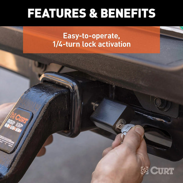 CURT Trailer Hitch Lock with Bent Pin (MPN: 23021)