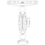Scotty Multi Purpose Accessory Mount (MPN: 0176)
