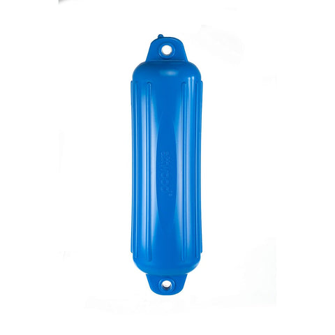 Boat fender softside ribbed cylinder 6 inch diameter x 24 inch length blue (MPN: 9356BD1)