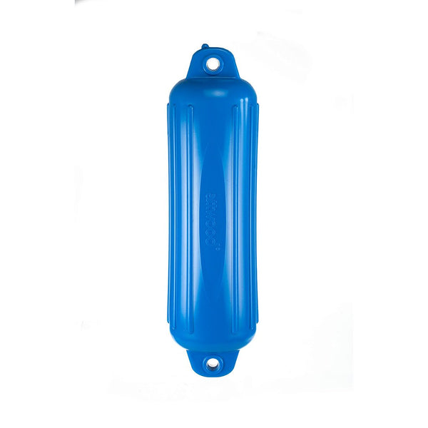 Boat fender softside ribbed cylinder 6 inch diameter x 24 inch length blue (MPN: 9356BD1)