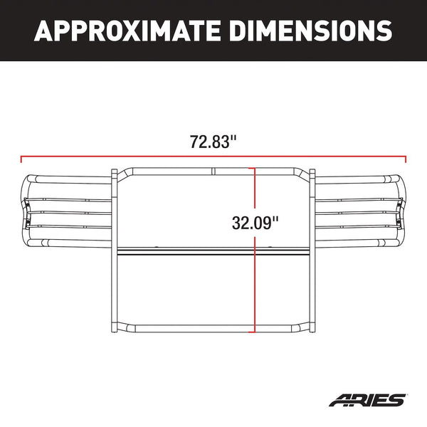 Aries Grille Guard (MPN: 6055)