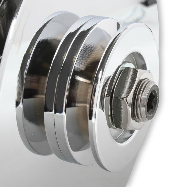 Mr Gasket Chrome Alternator for Ford (MPN: 5124)