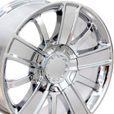 OE Wheels CV77 Chrome Plated Wheel (MPN: CV77-20090-6550-27C)