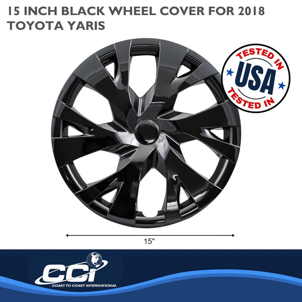 Coast To Coast 15 Inch Wheel Cover Set (MPN: IWC53315BLK)
