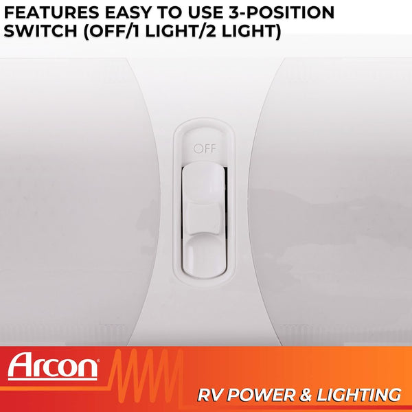 LED Ceiling Double Light by Arcon (MPN: 20714N)