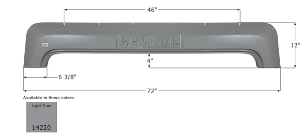 Icon Fender Skirt for Tandem Axle (MPN: 14220)