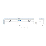 UWS Side Mount Tool Box (MPN: TBSM-72-BLK)