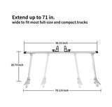 Black Horse Off Road Ladder Rack (MPN: WHATRS)