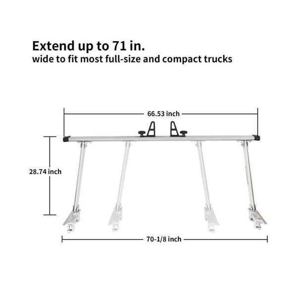 Black Horse Off Road Ladder Rack (MPN: WHATRS)