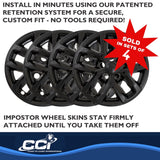 Coast To Coast Impostor Wheel Skin 17 Inch (MPN: IMP508BLK)