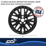 Coast To Coast Impostor Wheel Skin 18 Inch Gloss Black (MPN: IWCIMP428BLK)