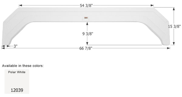 Icon Fender Skirt For Tandem Axle RVs (MPN: 12039)