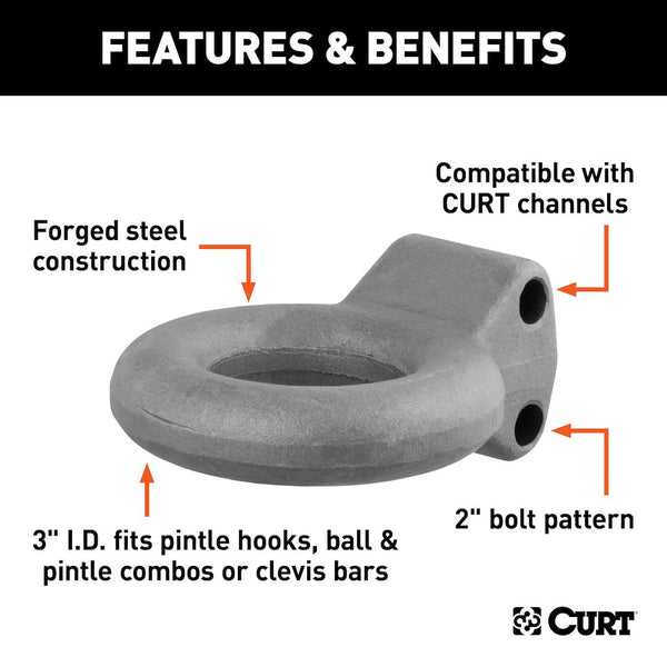 Curt Lunette Ring for Heavy-Duty Towing (MPN: 48600)