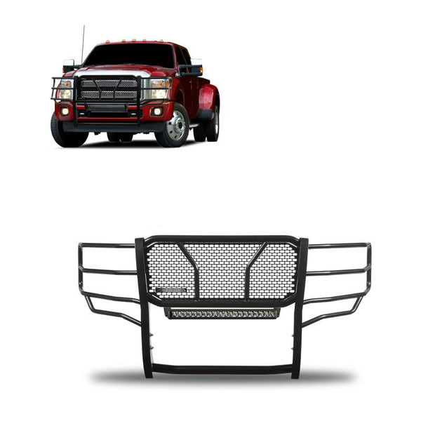 Black Horse Off Road Grille Guard (MPN: RU-FOF211-B)