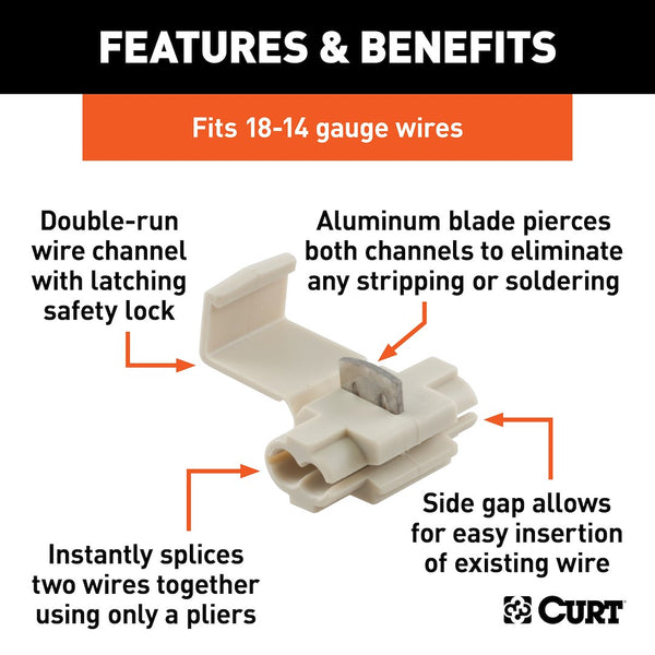 Curt Wire Terminal End for Quick Splicing (MPN: 59906)