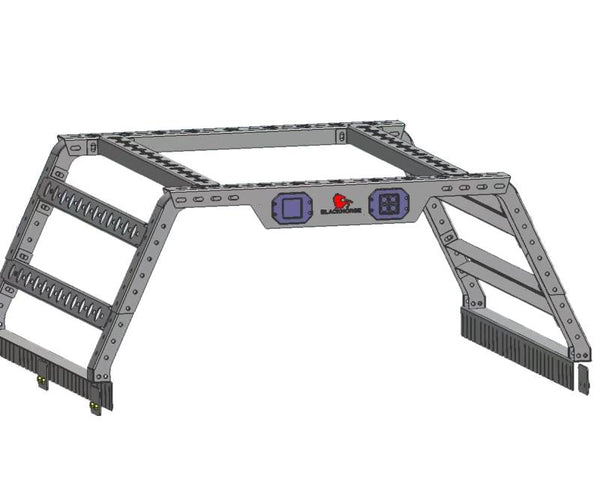 Black Horse Off Road Bed Cargo Rack (MPN: TR01B)