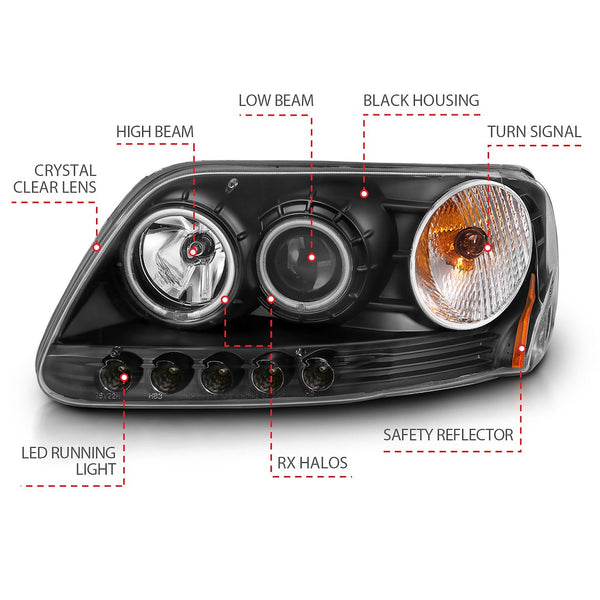AnzoUSA Projector Headlight Assembly (MPN: 111097)