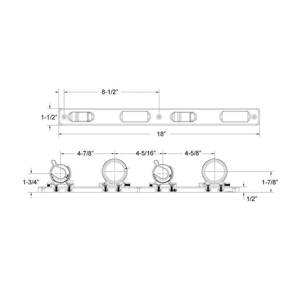 Taco Fishing Rod Holder (MPN: F16-2752-1)