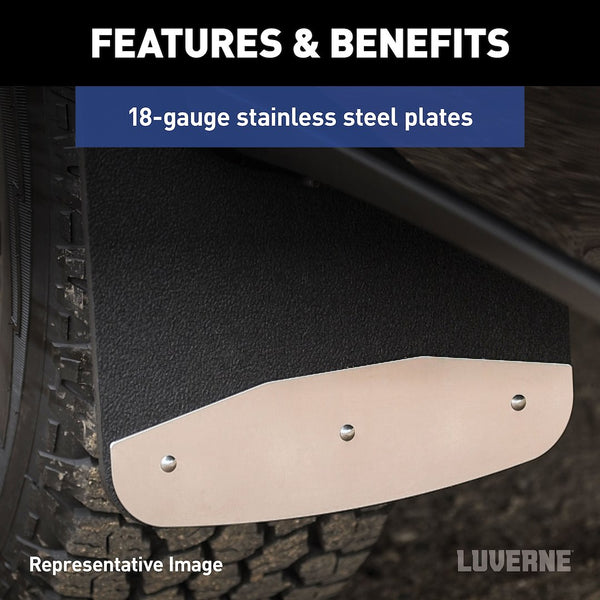 Luverne Textured Rubber Mud Guards (MPN: 252023)