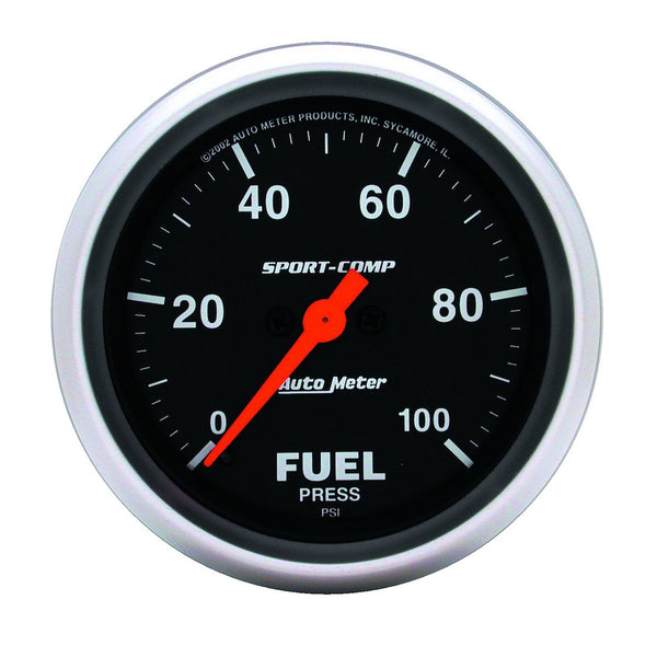 AutoMeter Sport-Comp Fuel Pressure Gauge (MPN: 3563)