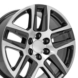 OE Wheels CV63 20 Inch Aluminum Wheel (MPN: CV63-20090-6550-28MG)