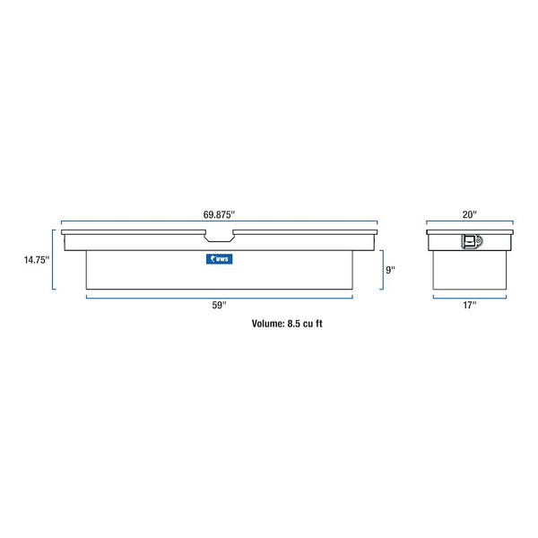UWS Crossover Truck Tool Box (MPN: EC10061)