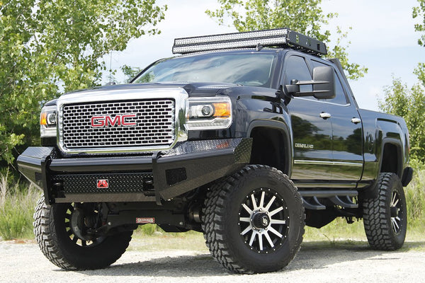 Fab Fours Black Steel Bumper (MPN: GM08-S2161-1)