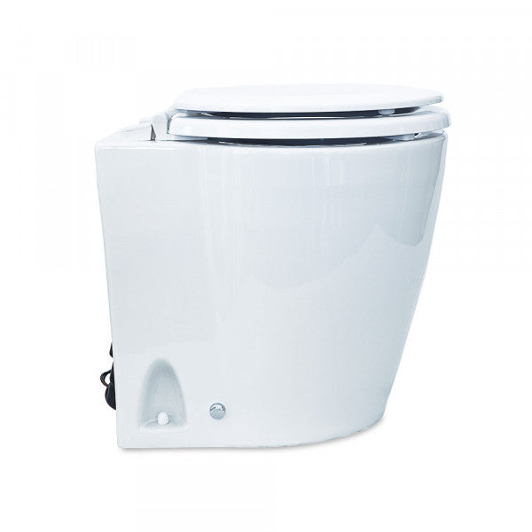 Marine Electric Toilet with Wooden Seat (MPN: 07-02-043)