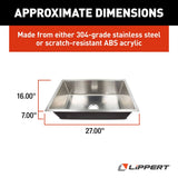 Better Bath Single Bowl Square Sink (MPN: 385313)